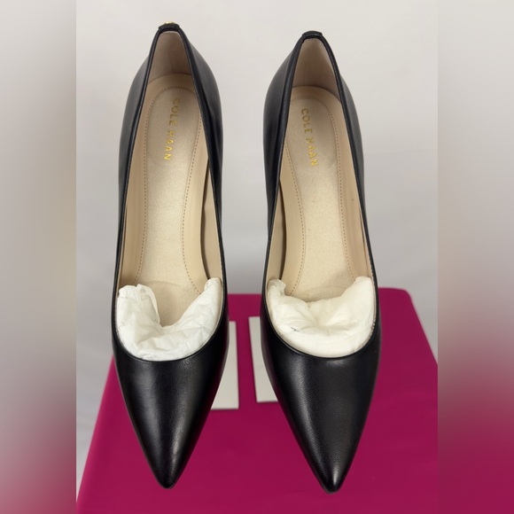 Cole Haan The Go-to Park Black 2.5” Heel Leather pointed Toe Pump 8.5B (… - Picture 9 of 15